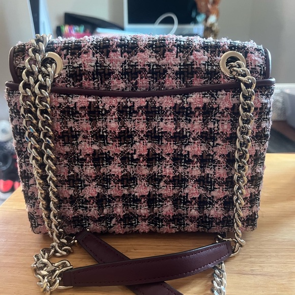 Kate Spade Black and Pink Tweed Shoulder Bag - Picture 3 of 9